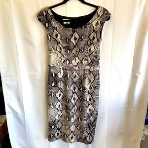 London times Sleeve dress-animal print